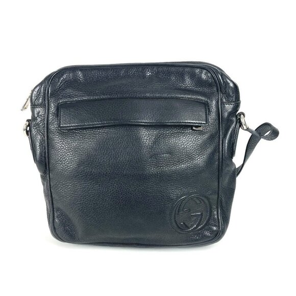 GUCCI 337084 Logo interlocking G Bag Pouch Pochette Crossbody Shoulder Bag - Picture 1 of 13